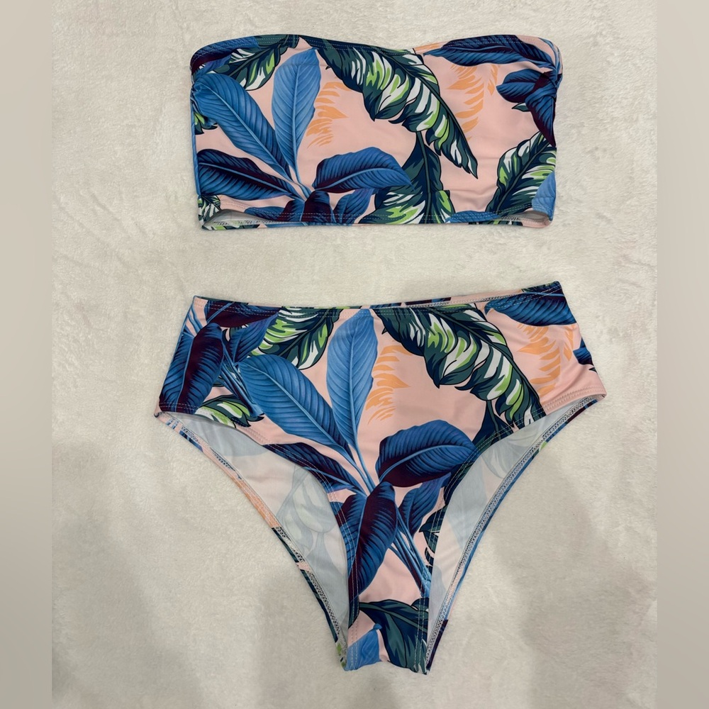 Tropical Print Swimsuit